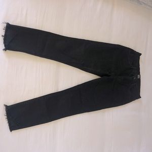 BGD Twig High-Riss Cropped Jean in Black